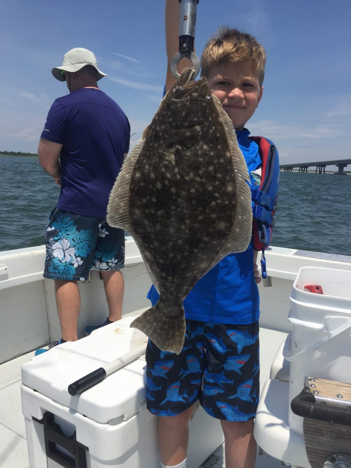 Flounder Pounding July Ocean City NJ Moover Fishing Adventures