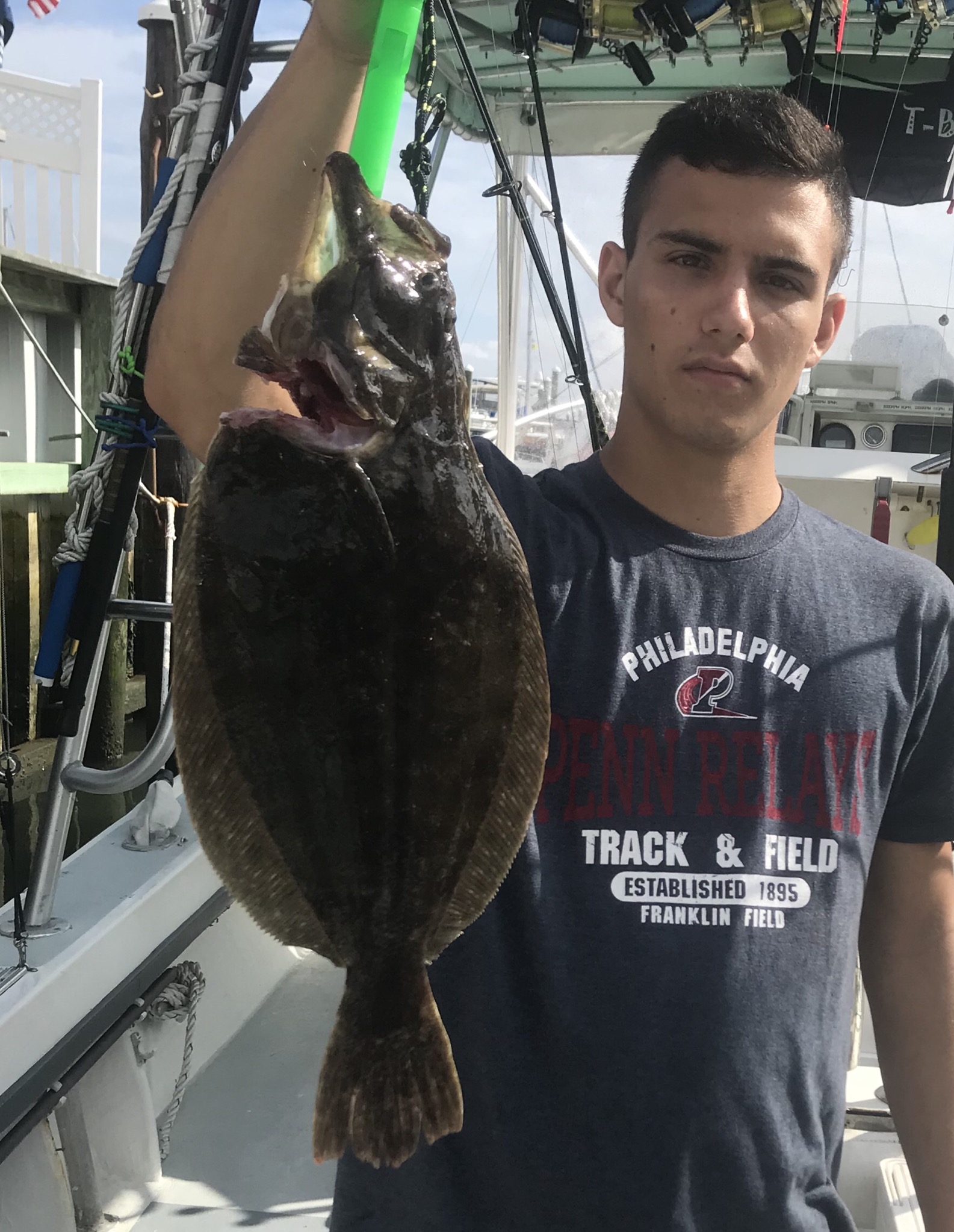 Flounder Fishing New Jersey. Moover Fishing Adventures
