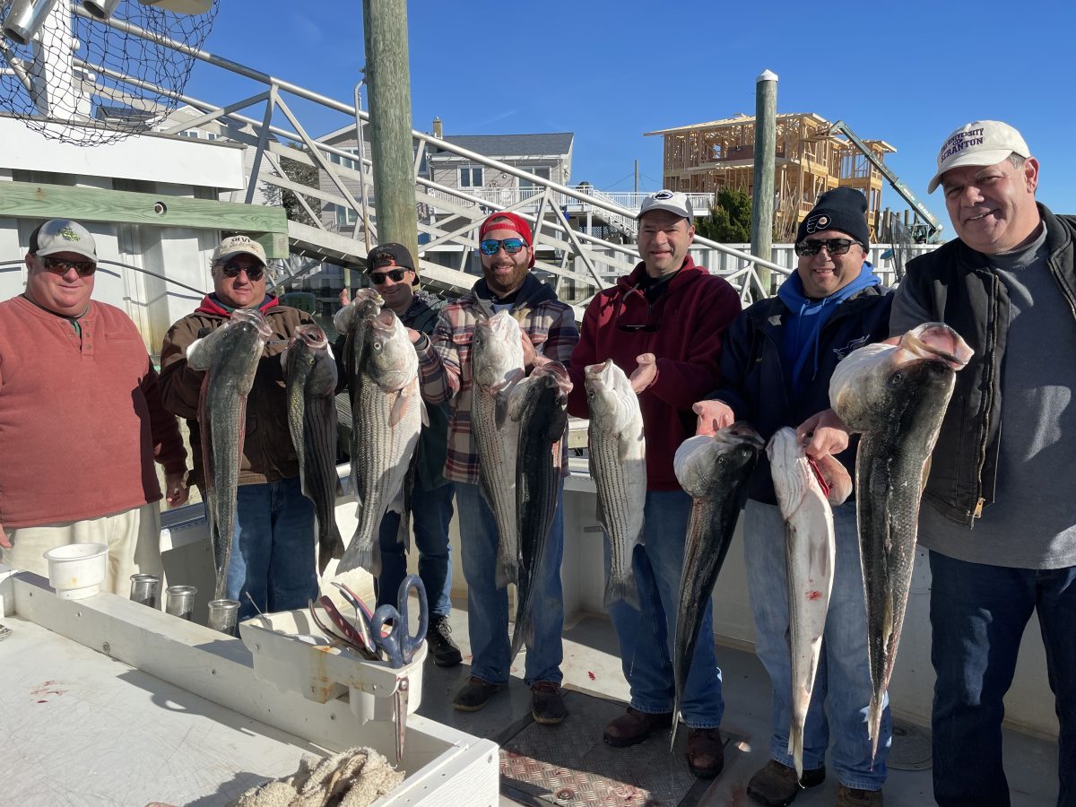 More Good Times, Striped Bass!!! Moover Fishing Adventures